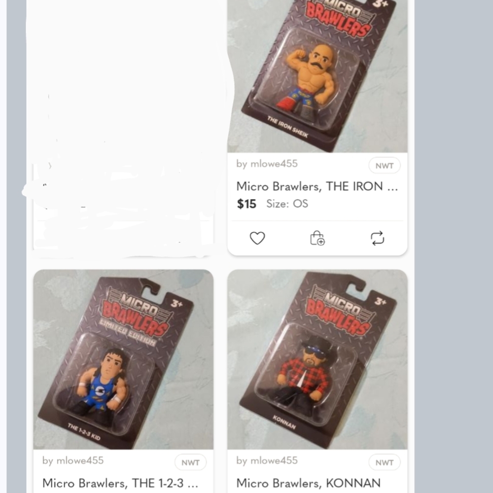 Micro Brawlers The Iron Sheik Figure
